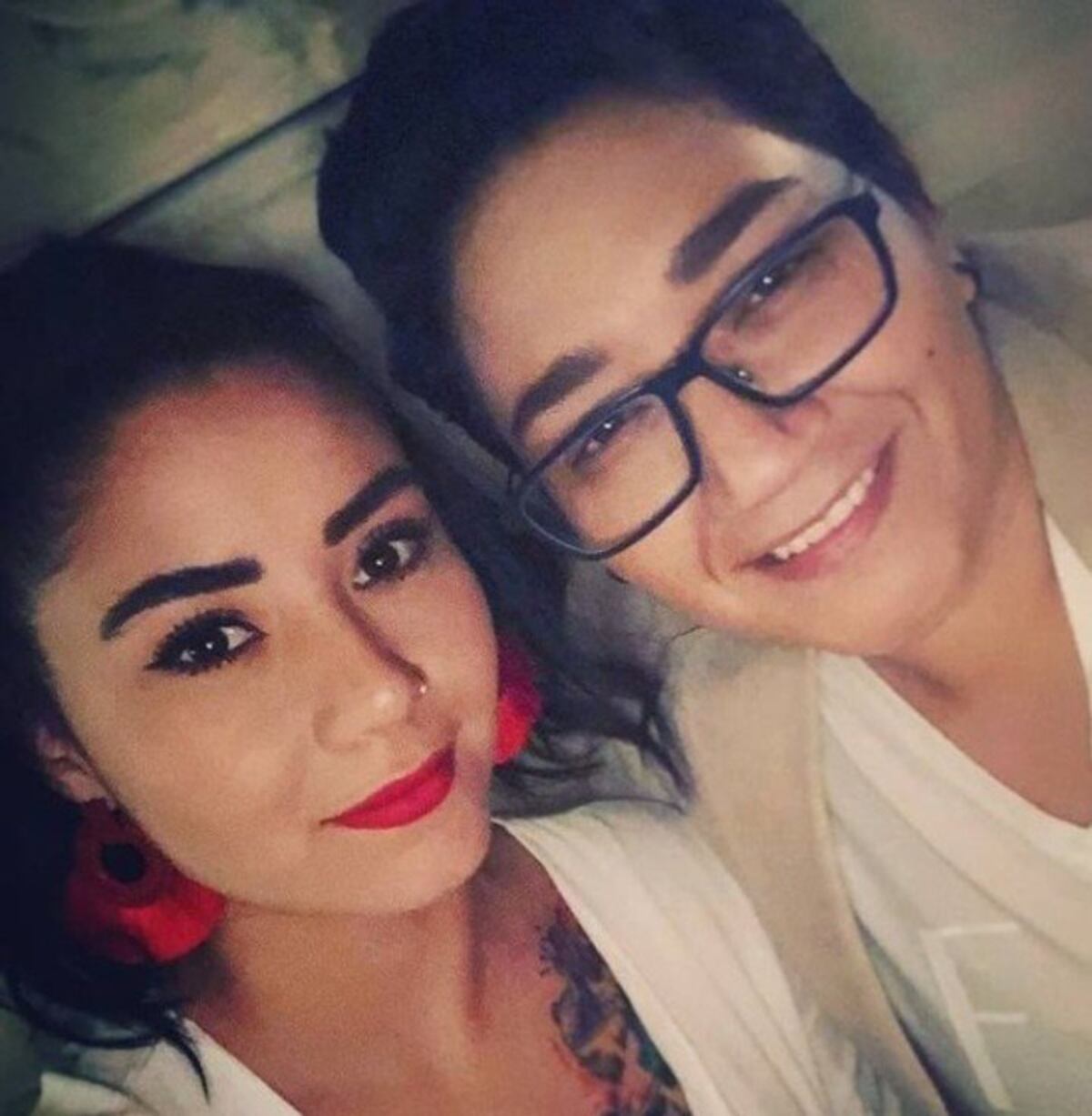 Comprometidas. Rox Quintana, junto a su pareja Julie. (Instagram)