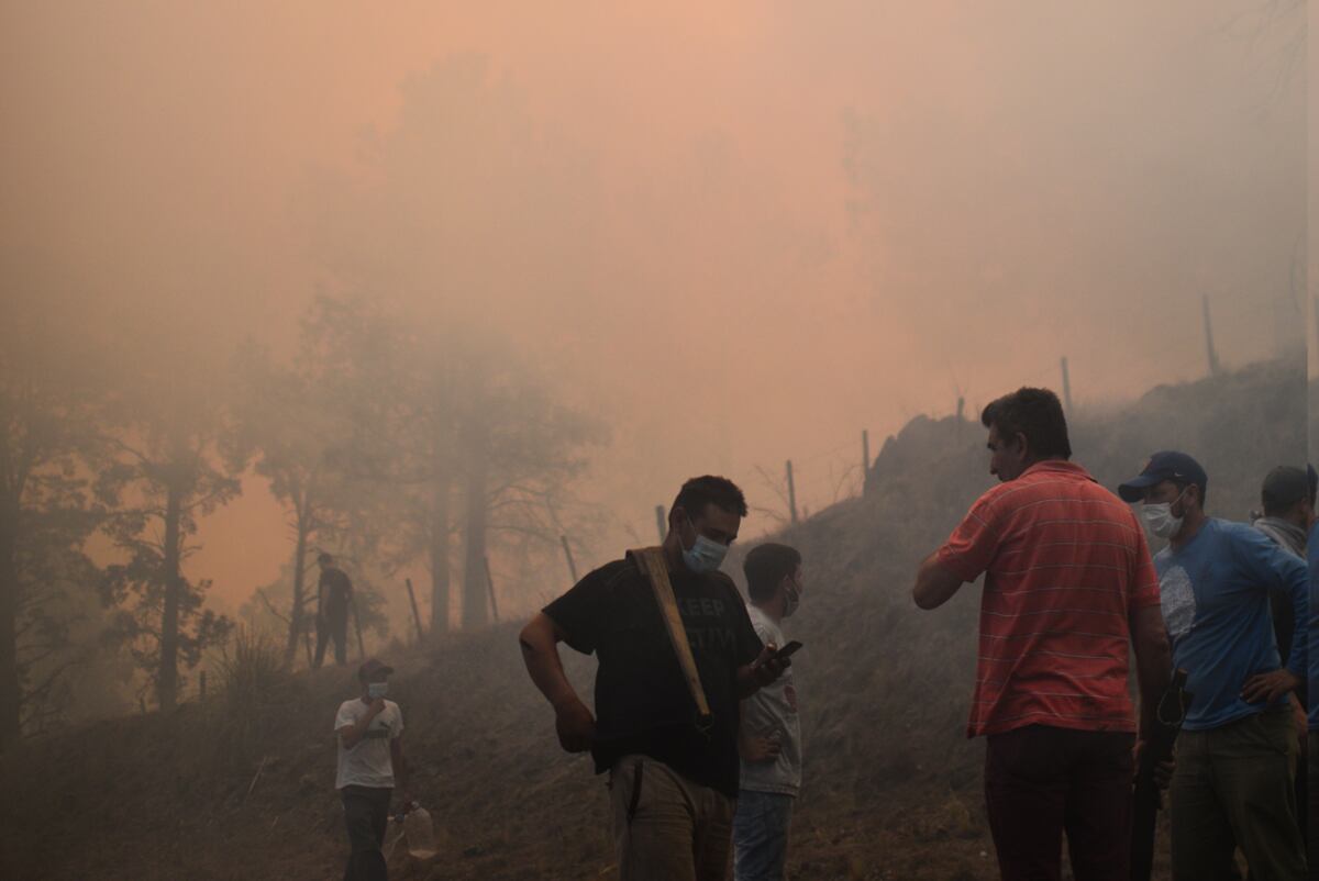 Incendios en la zona de Potrero de Garay, este miércoles. (Pedro Castillo/La Voz)