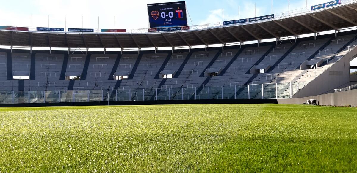 Así está el estadio Mario Alberto Kempes para recibir la final entre Boca y Tigre. (Agencia Córdoba Deportes)