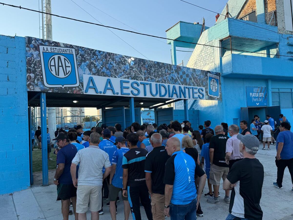Cara ‘e Cancha de Estudiantes de Río Cuarto. (Tomy Fragueiro / La Voz)