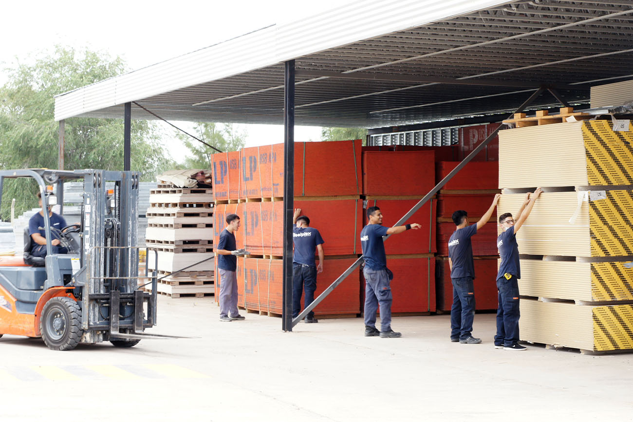 Steelplex cuenta con un corralón especializado en construcción en seco. Foto: Steelplex / Grupo Edisur