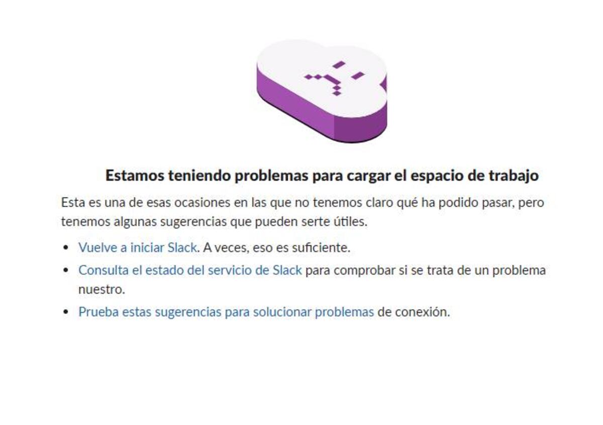 Caída de Slack.