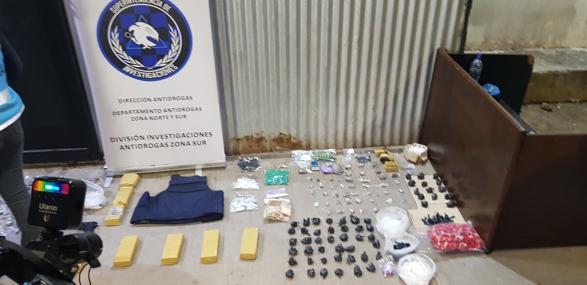 Operativo con detenidos. (Policía de la Ciudad)