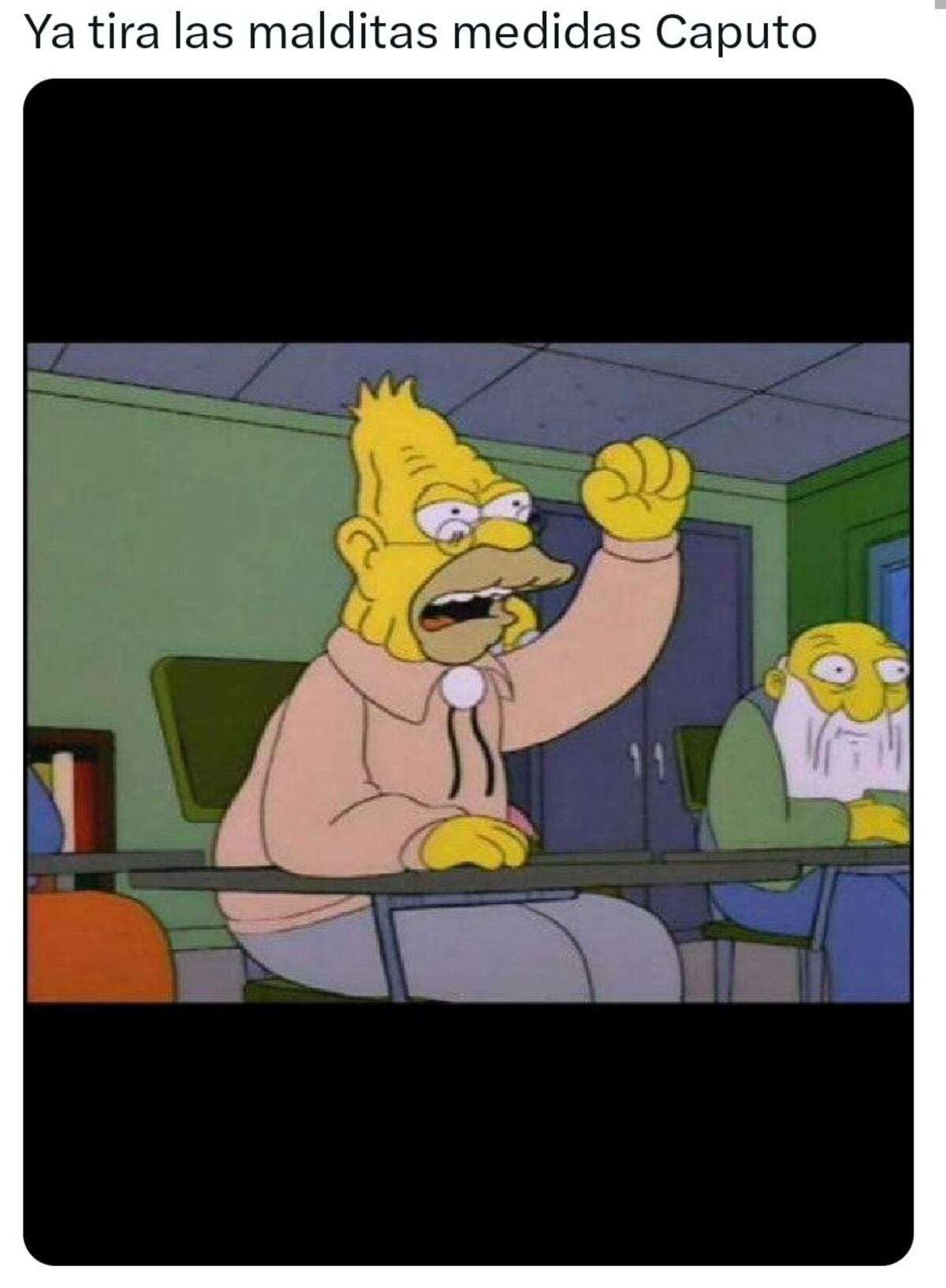 Los memes por la demora en el anuncio de las medidas económicas de Luis Caputo. (Gentileza: X)