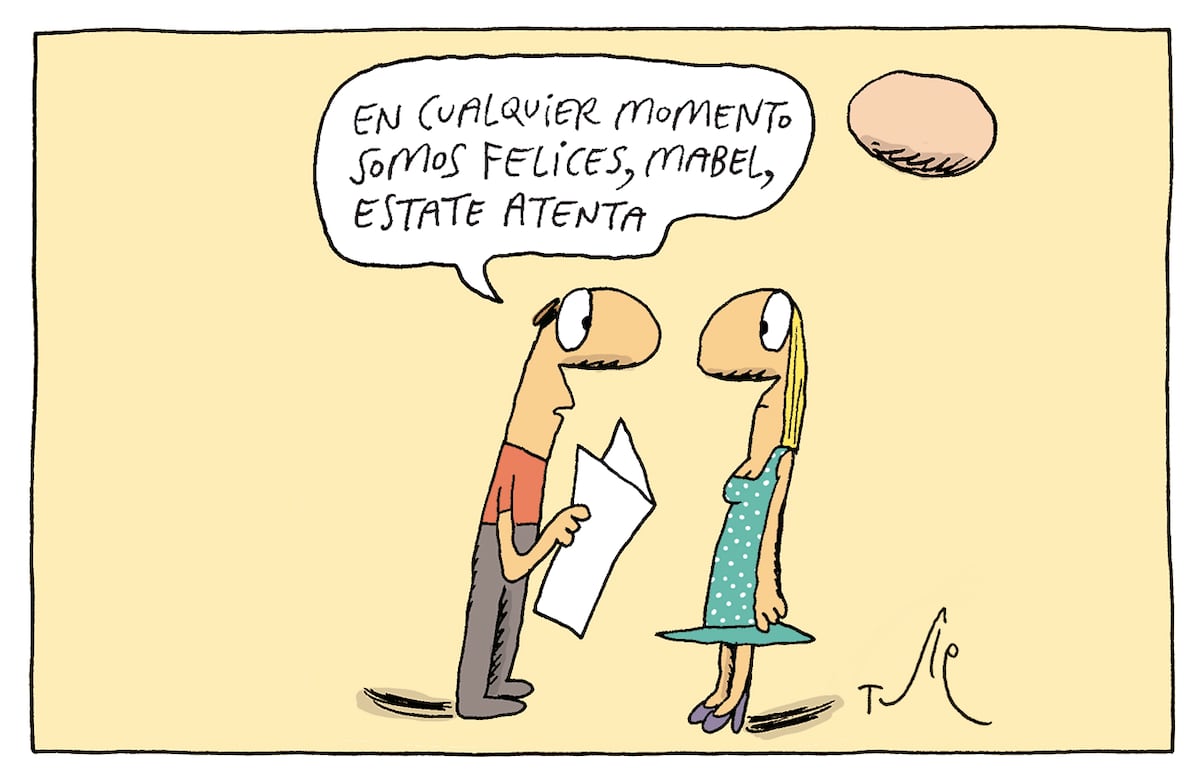 Tute, el ilustrador y humorista gráfico qué recientemente lanzó su nuevo libro "Lo mejor de Tute".
Foto: Alejandra Lopez