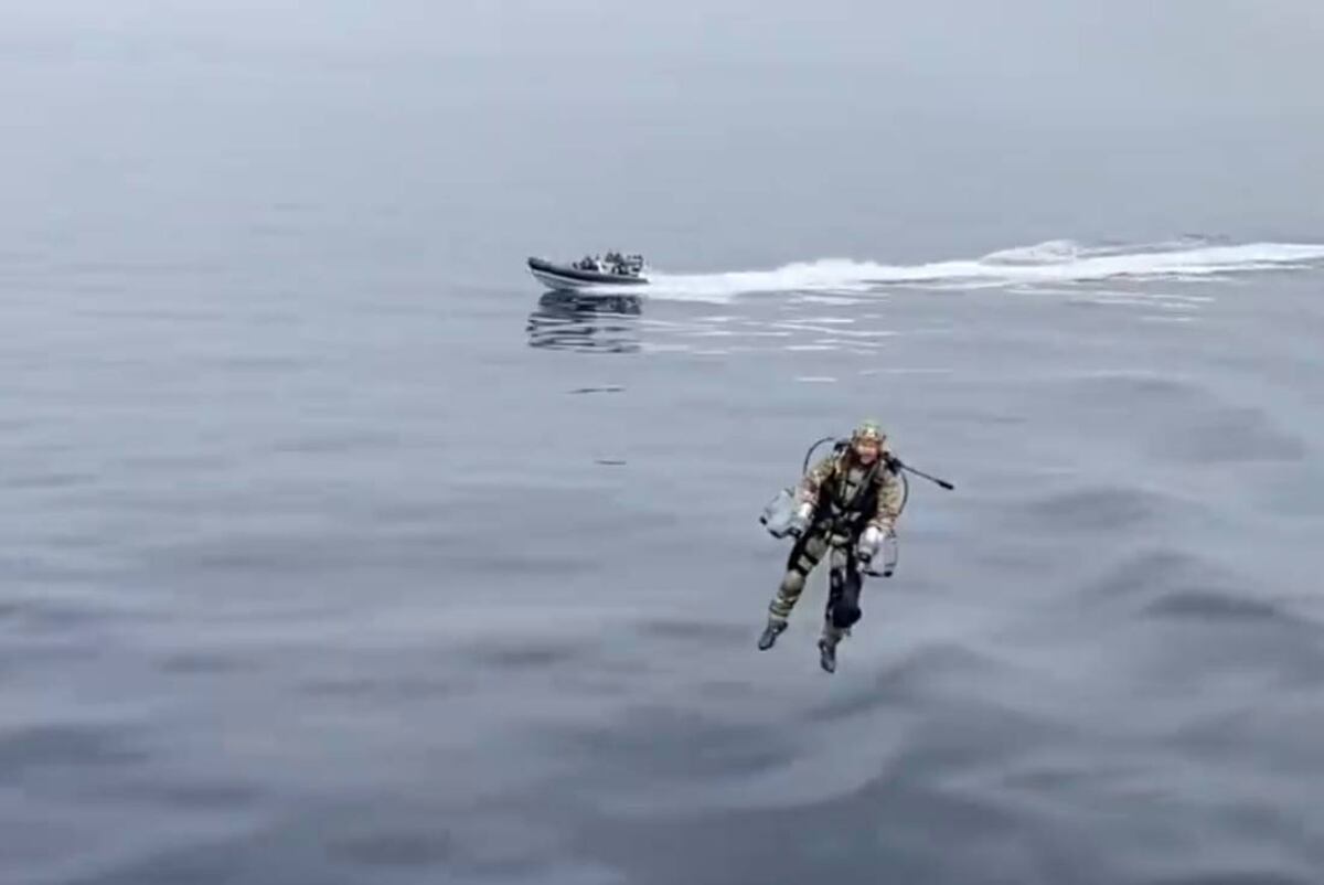 El "Iron Man" de las Royal Navy.