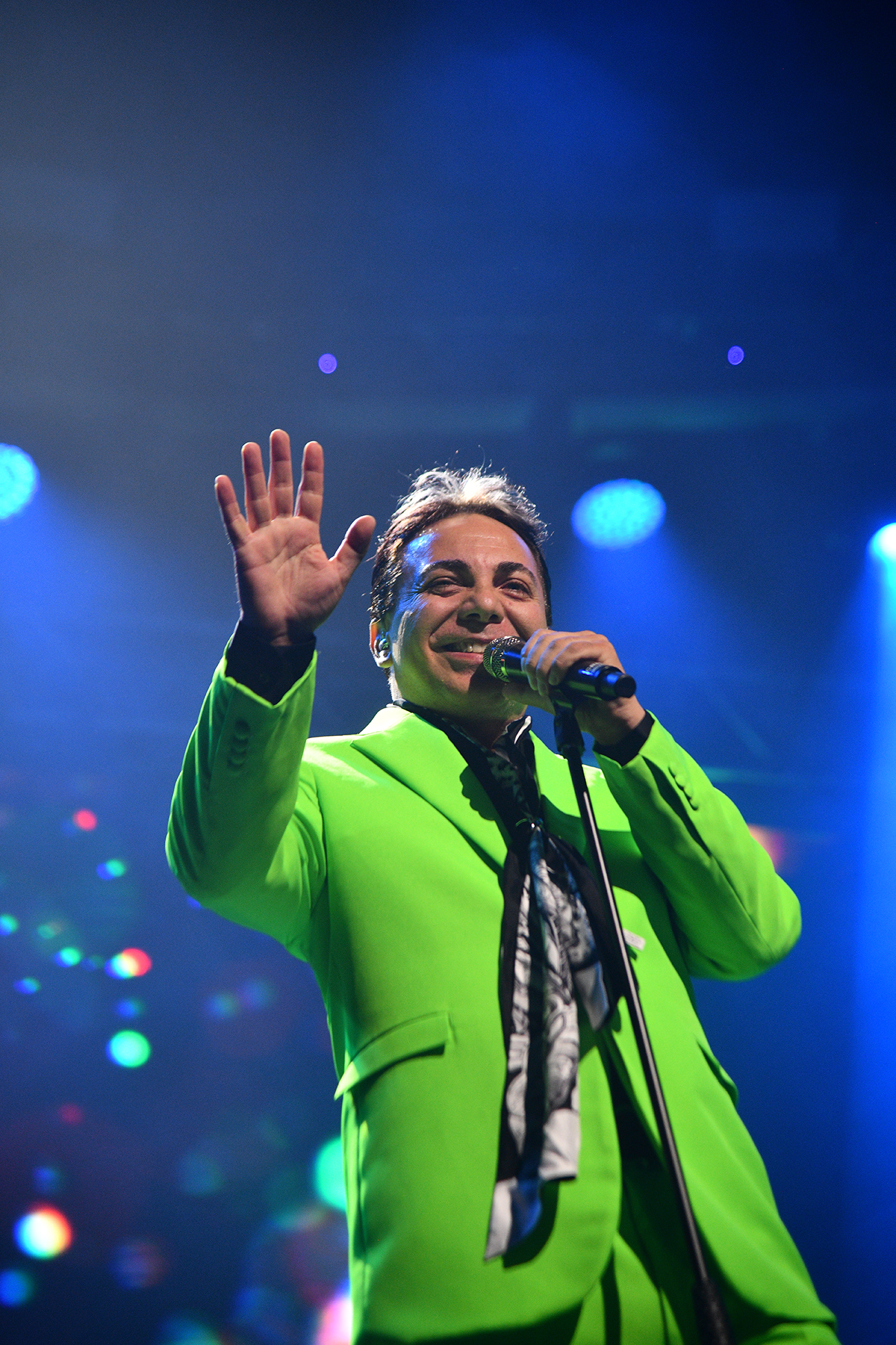 Cristian Castro, durante uno de sus shows en Quality Arena en noviembre pasado. (Pedro Castillo / La Voz)