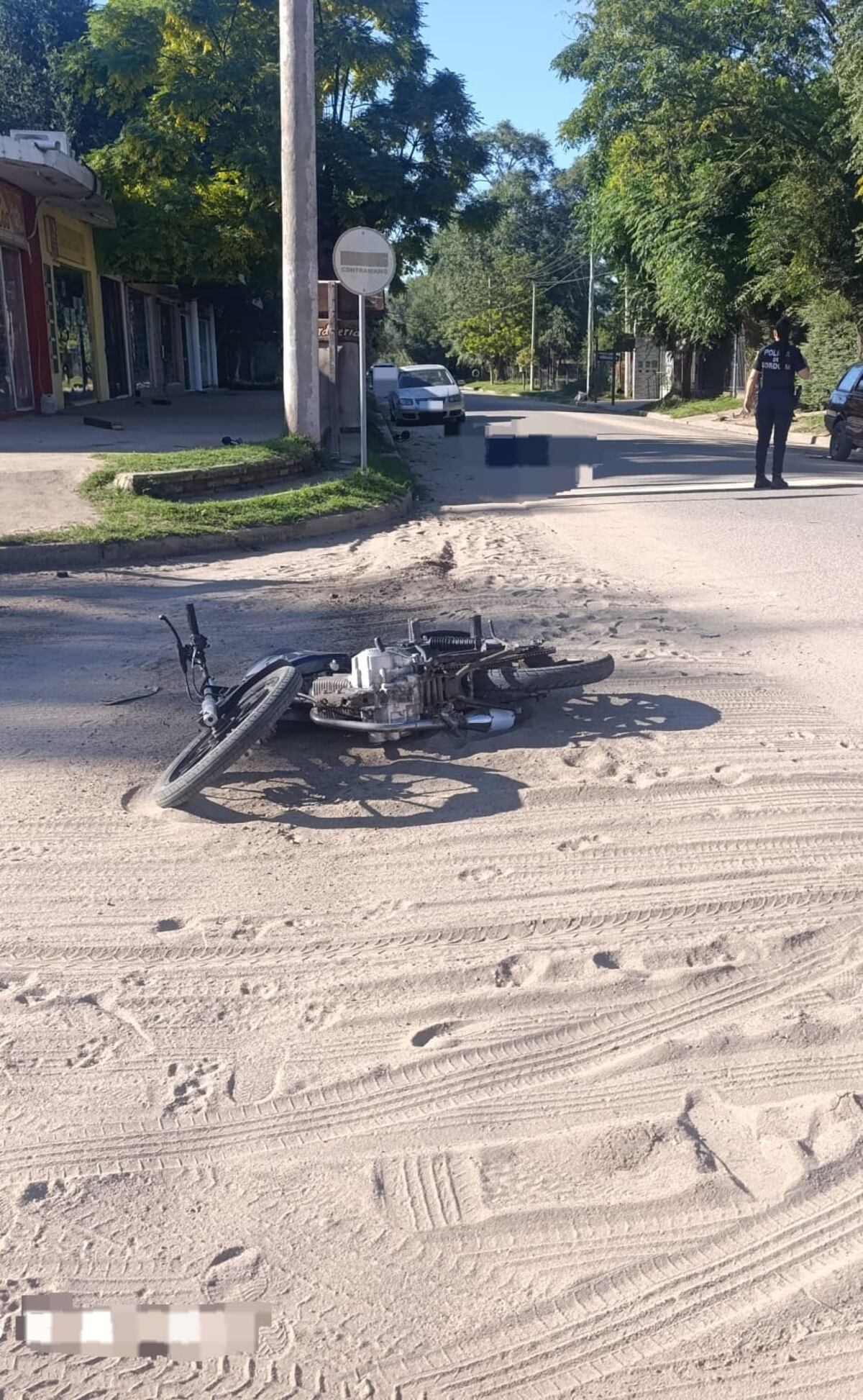 El siniestro en Santa Rosa de Calamuchita. (Policía de Córdoba)