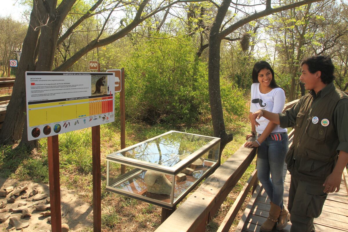 Reserva Tara Inti. Pasarela con información de las especies y del entorno. (Gentileza: Ente Mixto Termas de Río Hondo)