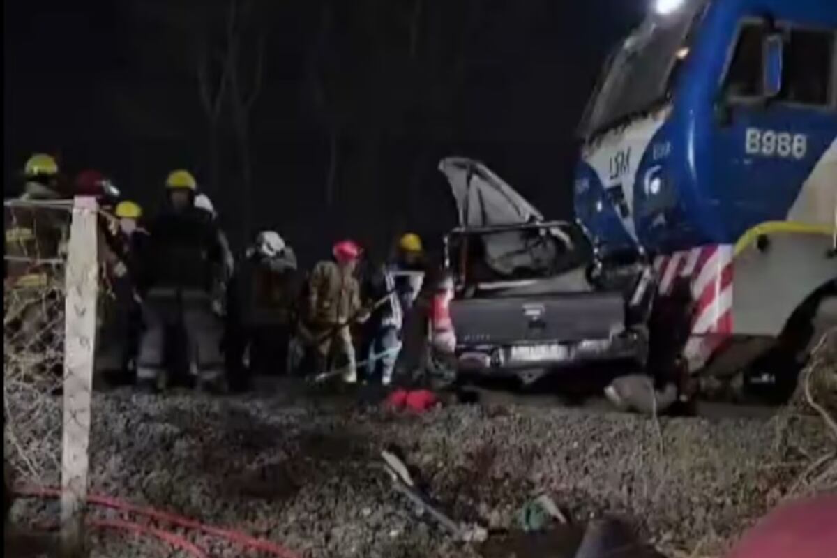 Tragedia ferroviaria: un hombre falleció al ser embestido por el tren San Martín. (Gentileza)