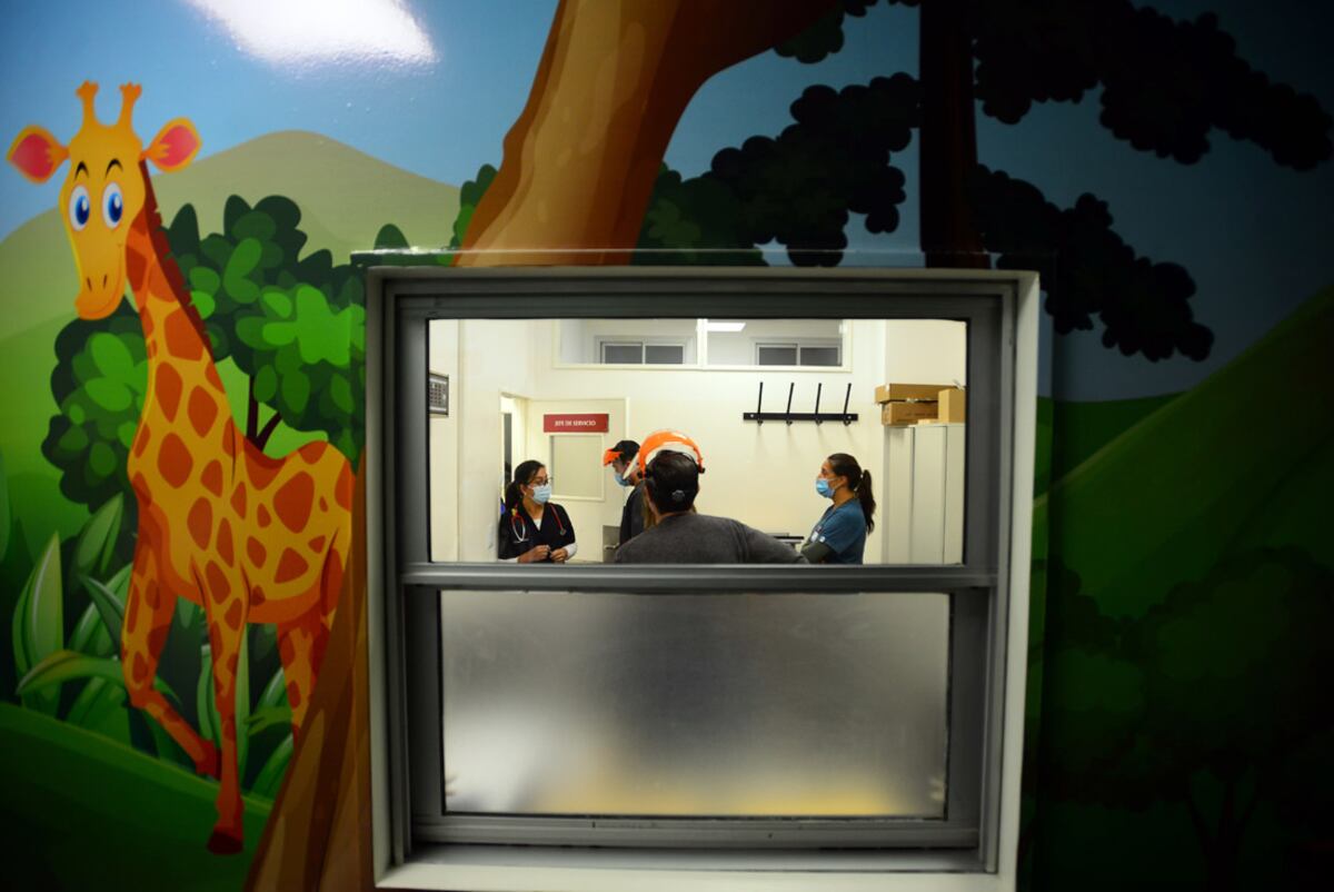 Obras de refacción y remodelación en el Hospital de Niños.
(Nicolás Bravo)