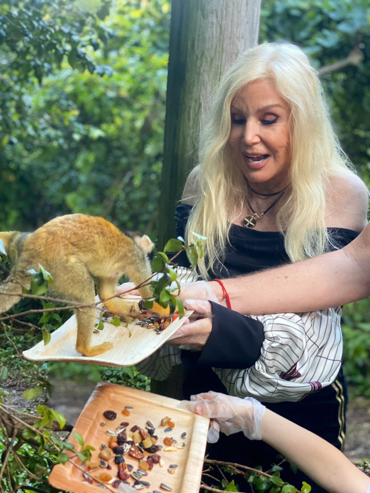 Susana Giménez en Monkey Jungle, Miami