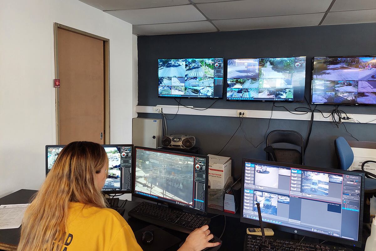 La sala de toma de decisiones del Centro de Operaciones y Monitoreo.