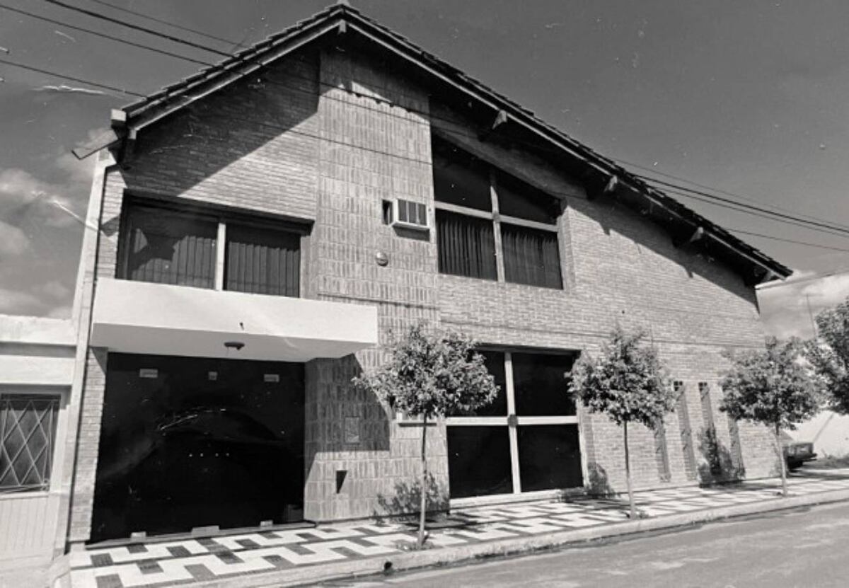 La casa de familia en San Agustín, donde los padres empezaron haciendo tejidos.