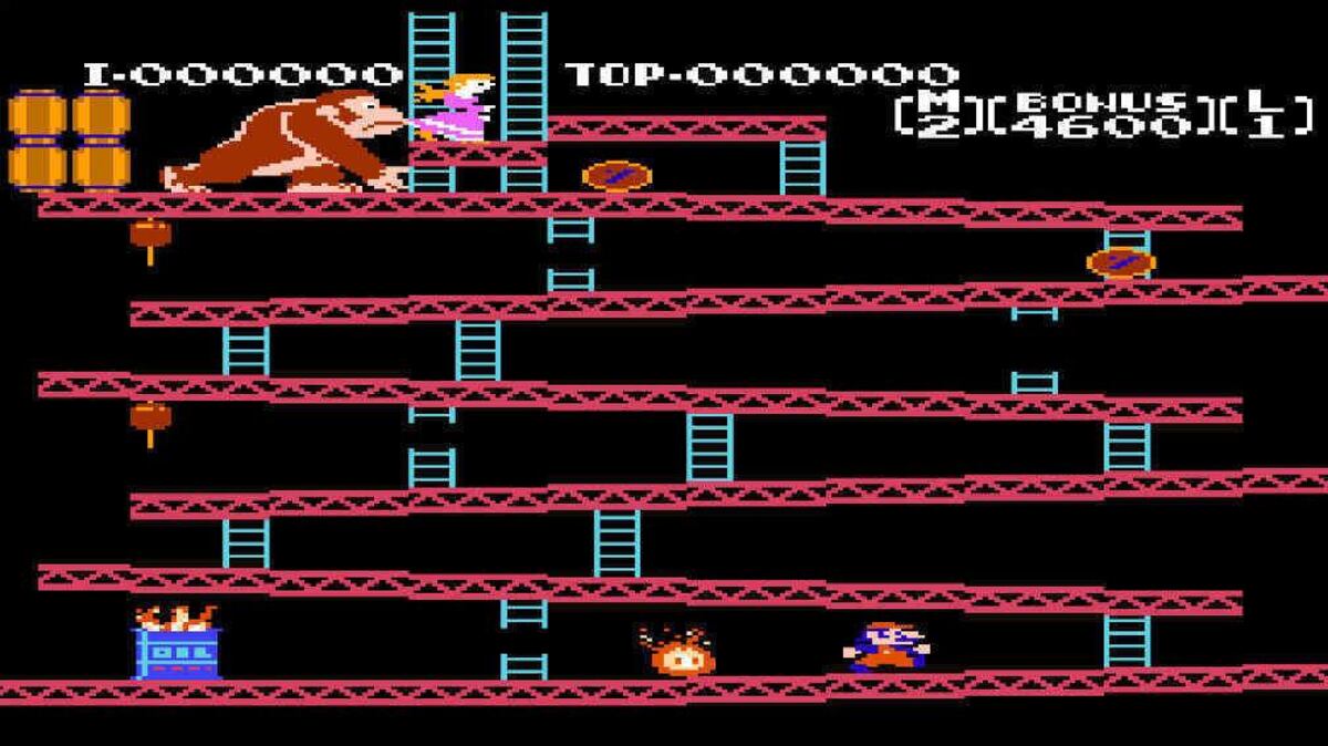 Donkey Kong (denominado Jumpman).