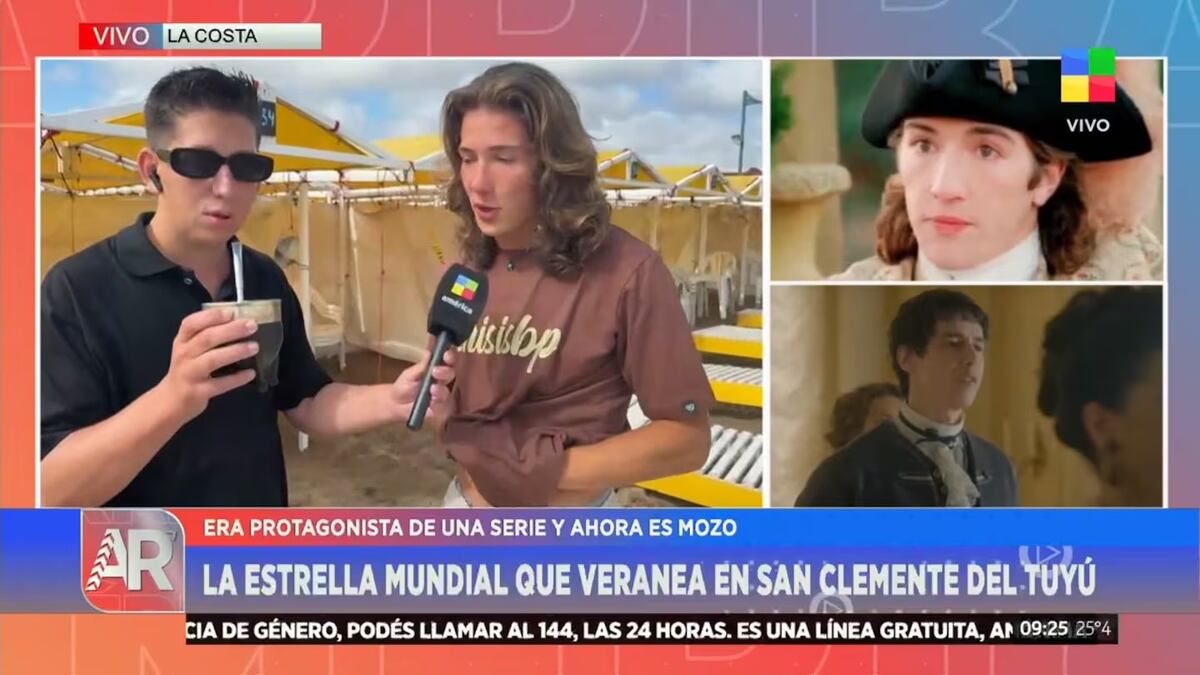 Del éxito internacional a la arena bonaerense: el actor de Netflix que cambió el set por un balneario