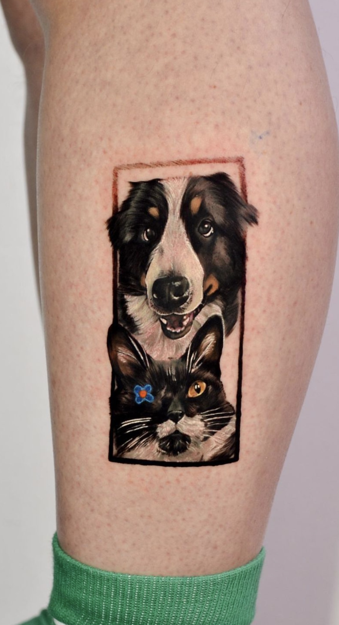 Alma y Betty. Tatuaje realista de Tam Gallardo (Foto: @tamgallardo.tattoo)