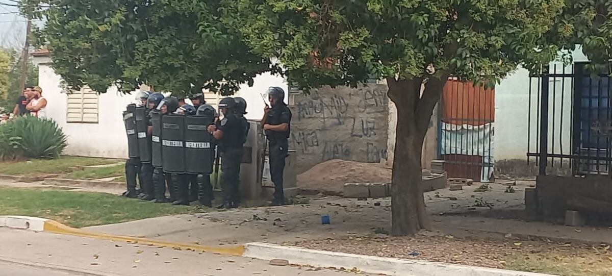 Vecinos realizaron una manifestación por el asesinato en Malagueño (Gentileza Fénix online)