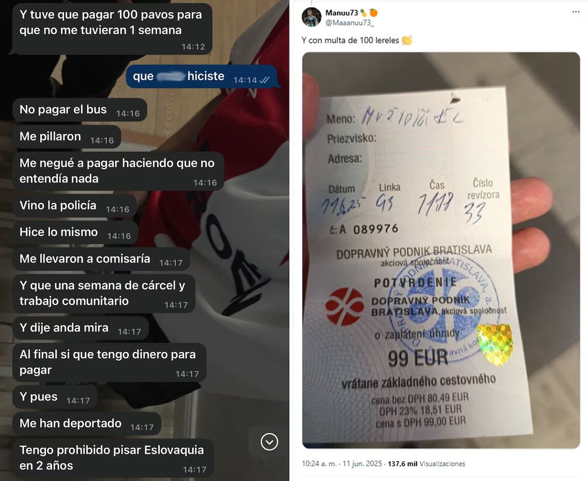 El hombre fue deportado.