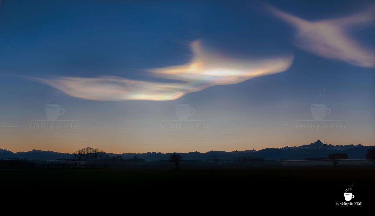 Astrofotografía. El trabajo capturado por el cordobés Pablo Lucero en Italia (Gentileza).