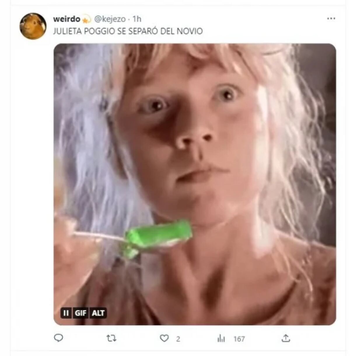 Los memes por la separación de Julieta y Lucca. (Foto: Captura de pantalla)