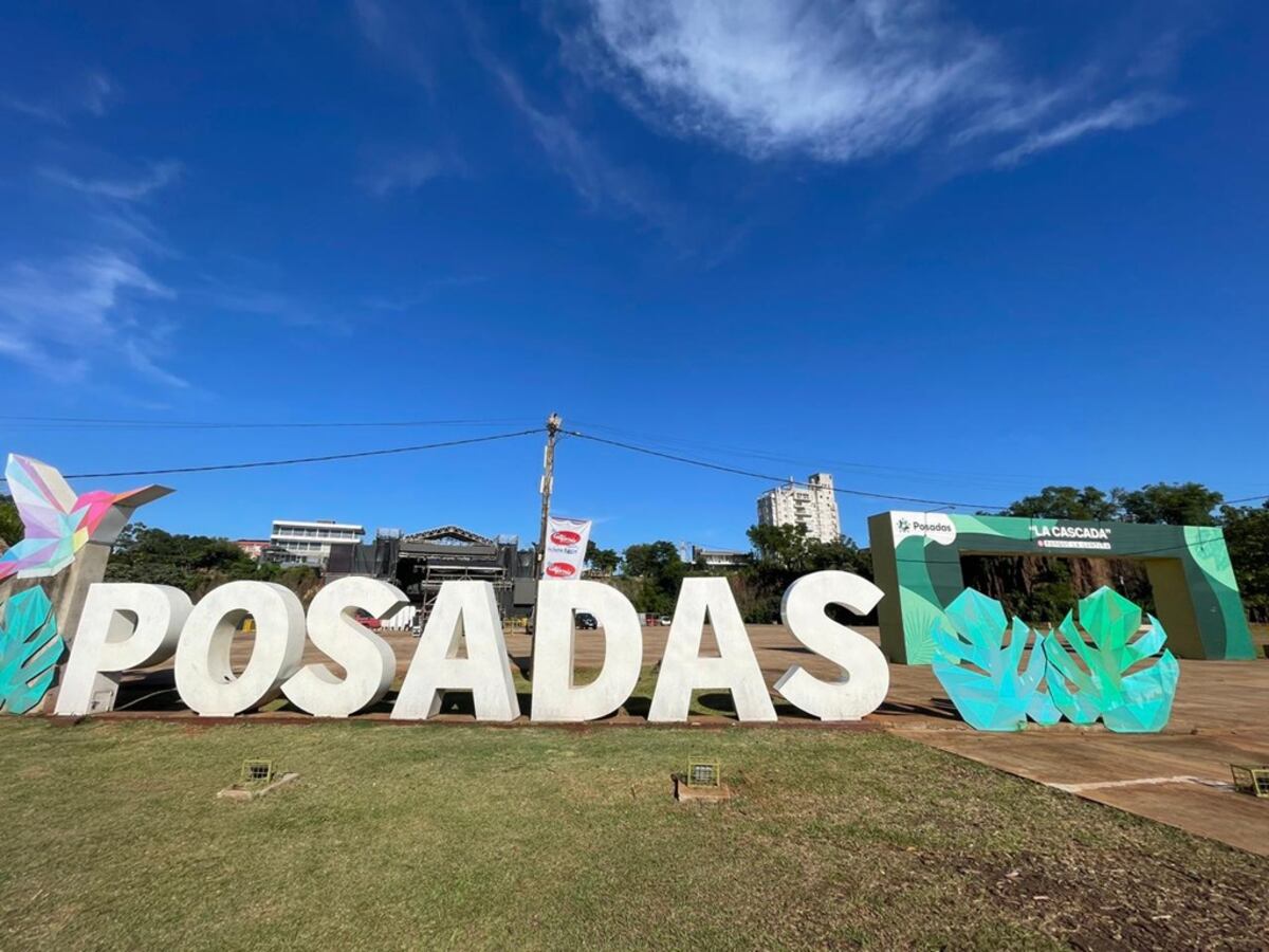 Imagen de la costanera de Posadas. (La Voz)