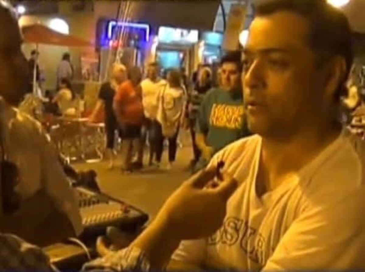El acusado y ahora condenado.