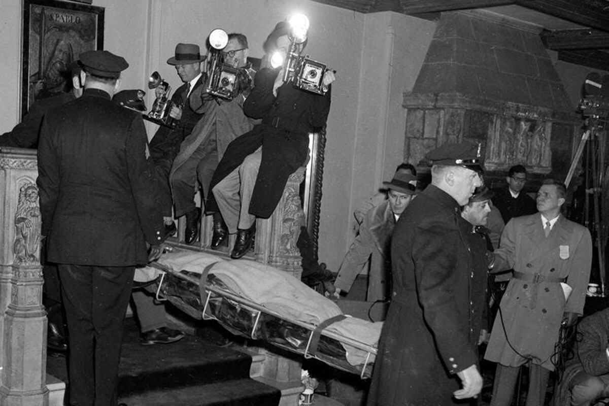 Serge Rubinstein fue hallado estrangulado en enero de 1955.