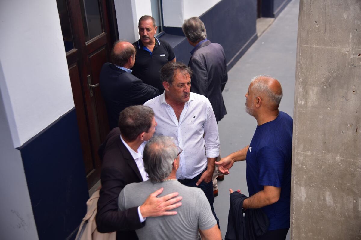Velorio de Daniel Willington en la cancha de Talleres. (Pedro Castillo / La Voz)