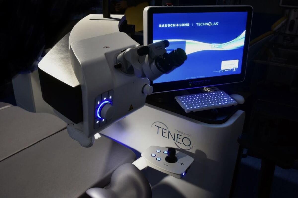 Los estudios que se realizan con éste dispositivo médico son sin contacto físico con el ojo.