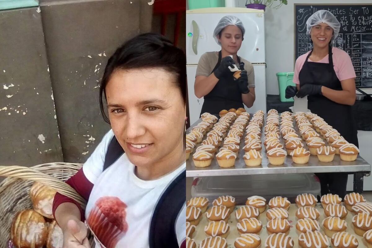 María pasó de vender golosinas en los colectivos a producir 200 desayunos por semana (Gentileza María Briggs)