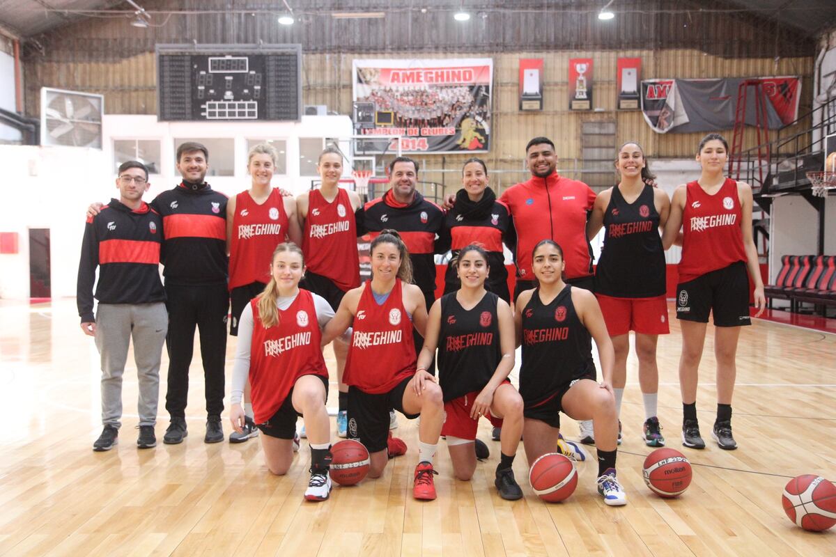 Ameghino, con todo listo para su estreno en la Liga Nacional Femenina. (Prensa Ameghino)