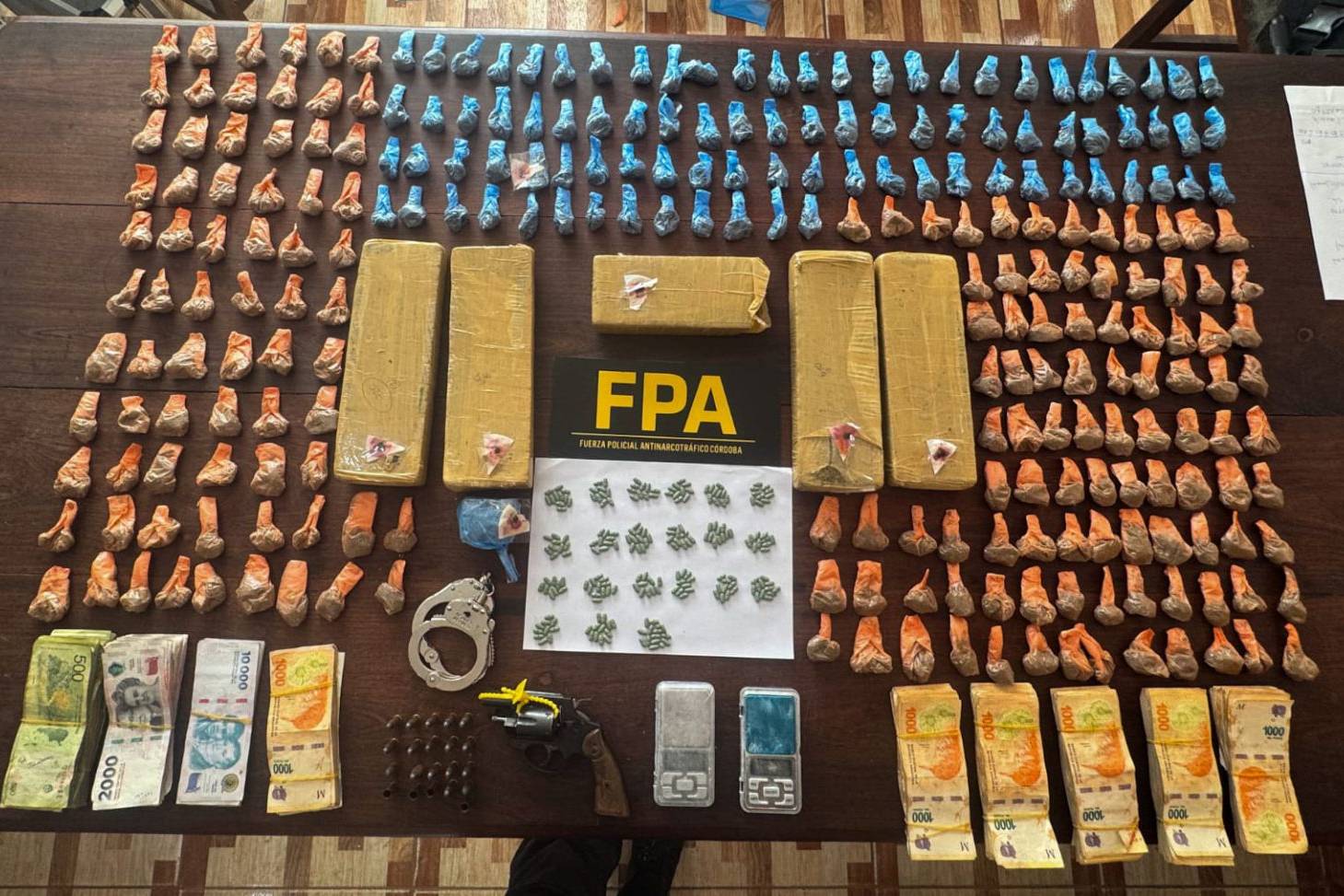 La FPA se dedica a combatir el narcomenudeo en Córdoba. (MPF)