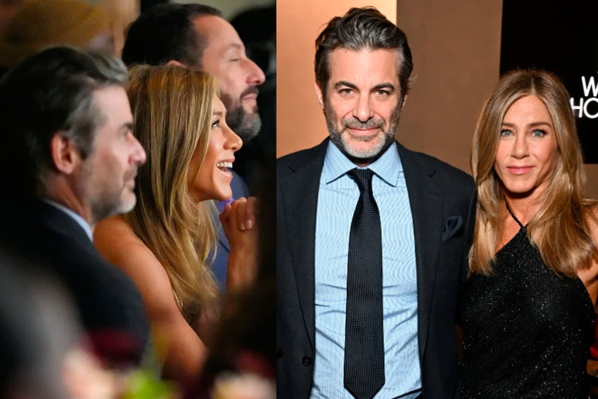 Jennifer Aniston y Jim Curtis. Foto: JustJared.com