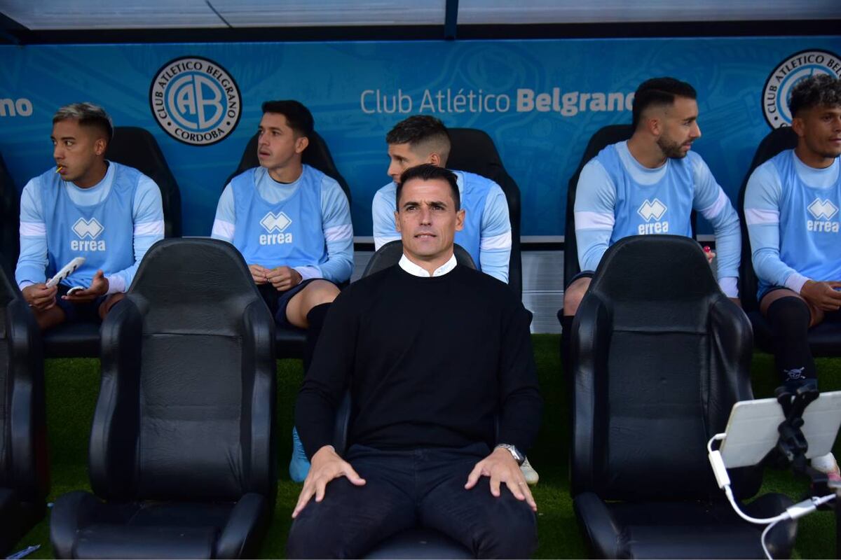 Guillermo Farré está al frente de Belgrano y su nombre sigue haciendo historia con el Pirata. Su proceso como entrenador celeste cumplió dos años. (Facundo Luque / La Voz)