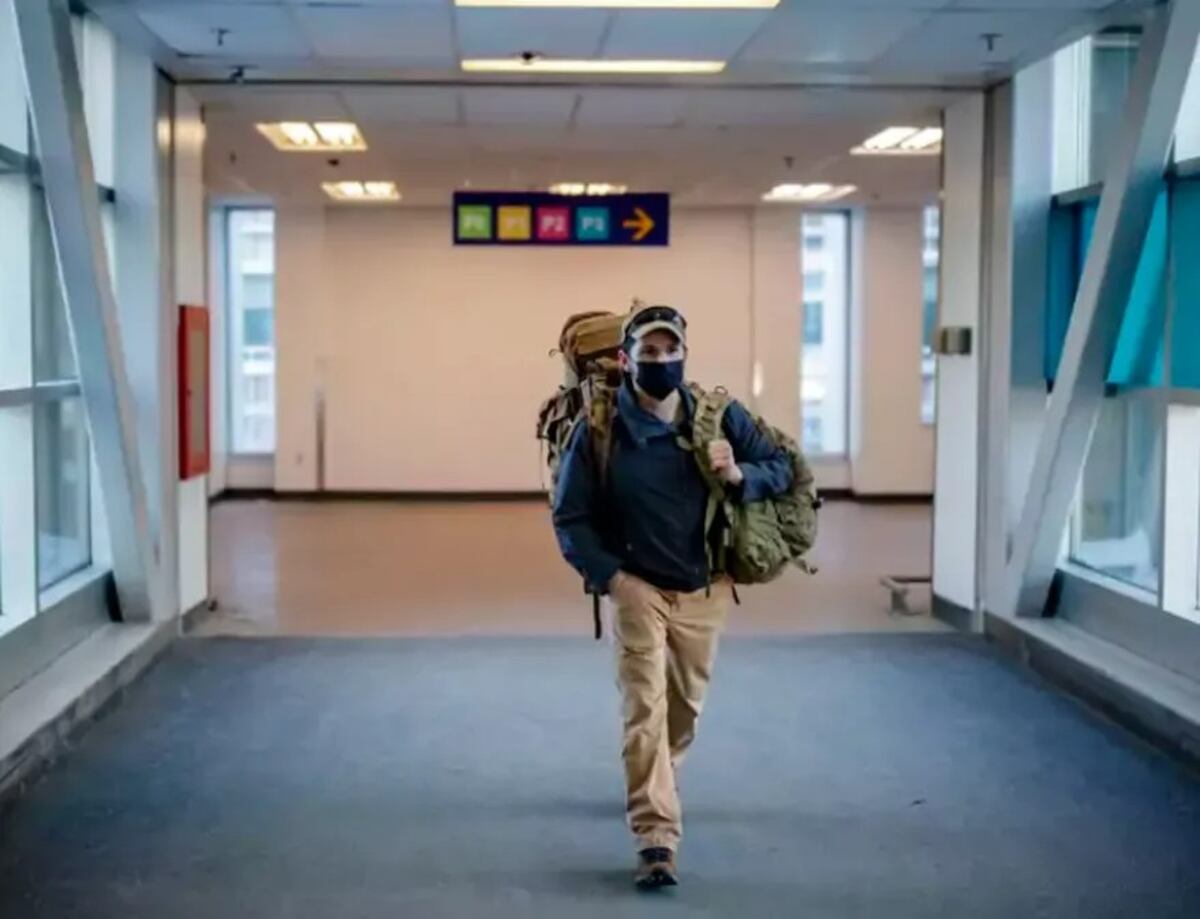 Wali, el francotirador canadiense que se sumó al ejército ucraniano.
