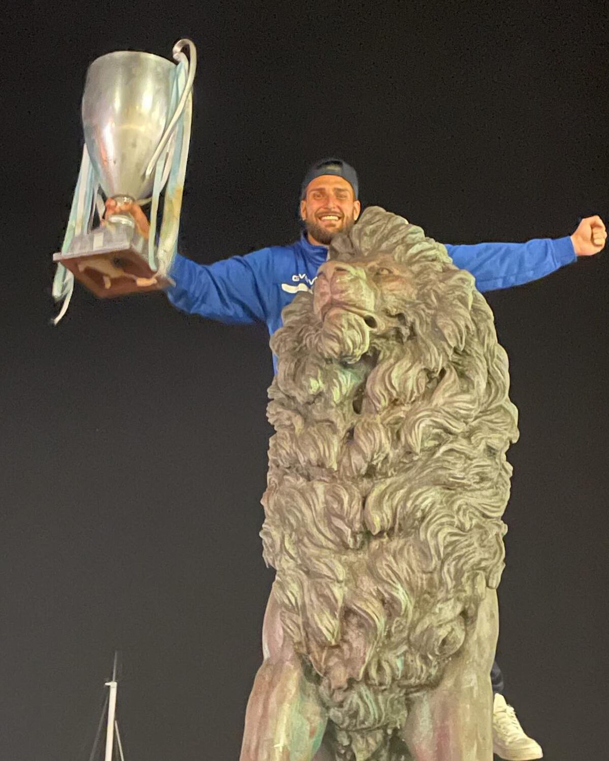 El defensor cordobés Diego Dipietro, establecido en el fútbol de ascenso italiano. (Gentileza).