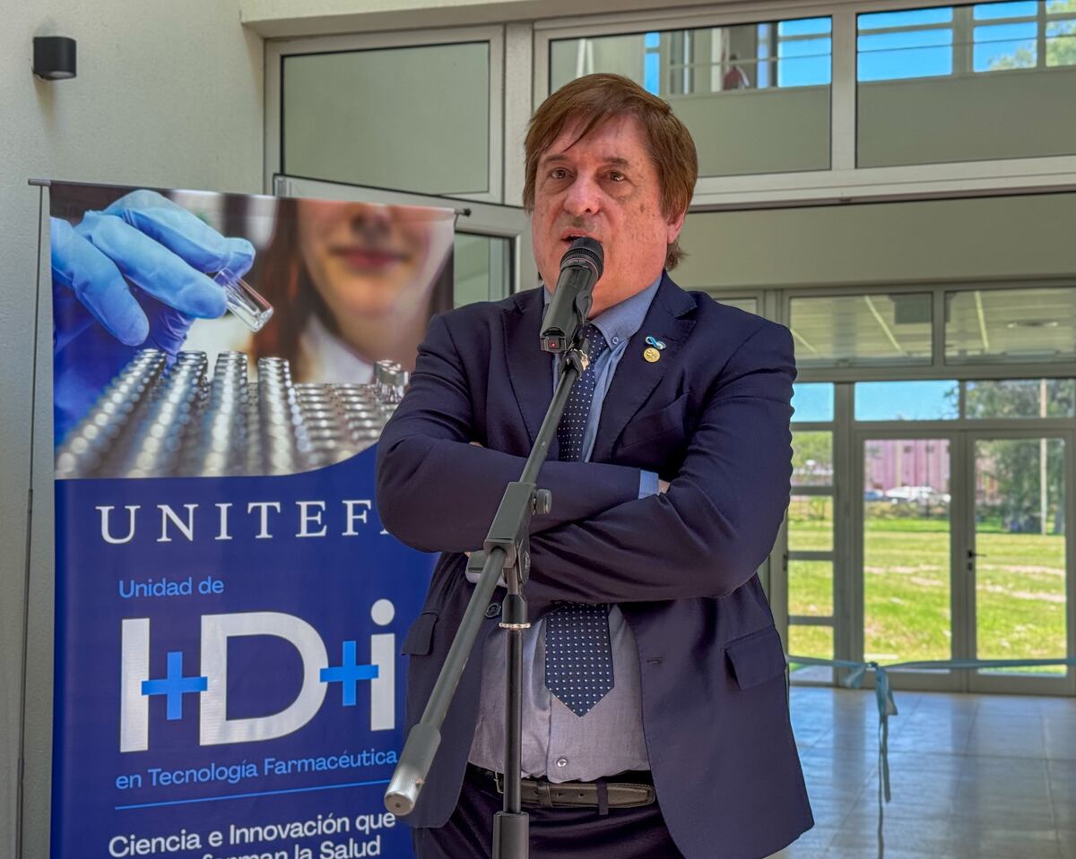 Salamone subrayó que la nueva unidad permitirá no solo el desarrollo farmacéutico sino que será una ayuda financiera. (UNC)