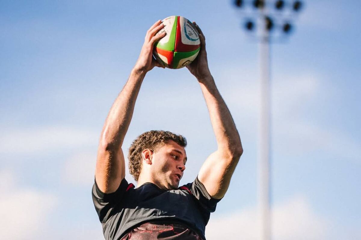 Dogos XV durante el Captain's Run (Prensa Dogos XV)