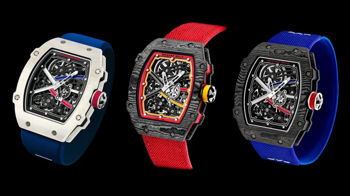 El reloj Richard Mille RM 67 Alexander Zverev, el modelo que le intentaron robar en la puerta de un hotel en Milán a Carlos Sainz.