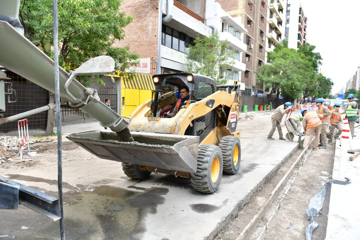 Avanzan los trabajos de bulevarización de avenida Maipú (Municipalidad de Córdoba).