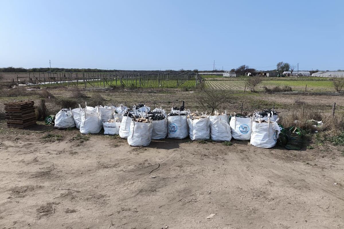 El reciclado también es parte del servicio de instalaciones de Riego de Conci.
