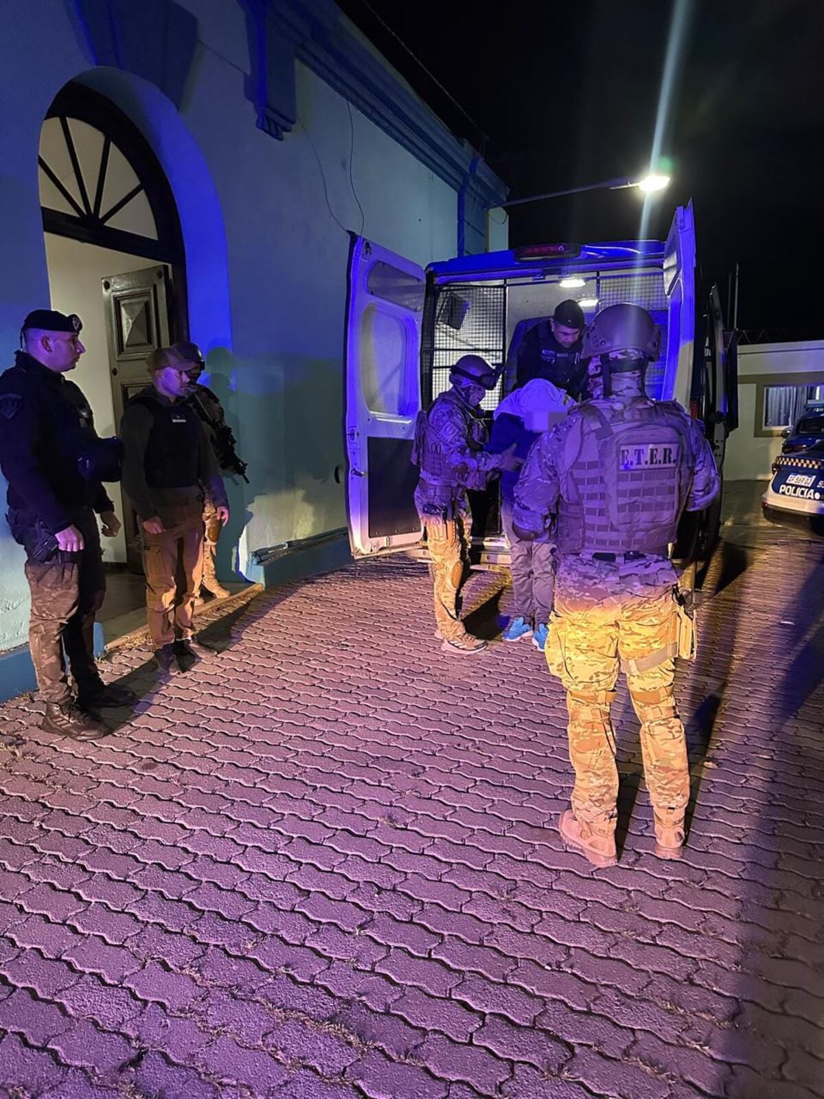 Uno de los tres detenidos. (Policía)