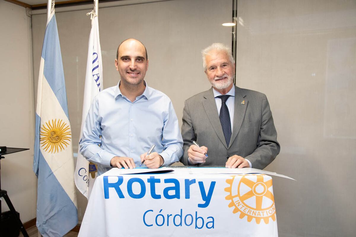 Córdoba Joven  y el Rotary Club en acciones conjuntas.