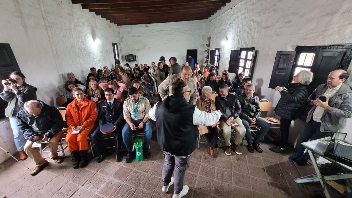 La presentación del proyecto de la Fundación para la Conservación de la Naturaleza, en Colonia Caroya. (La Voz)