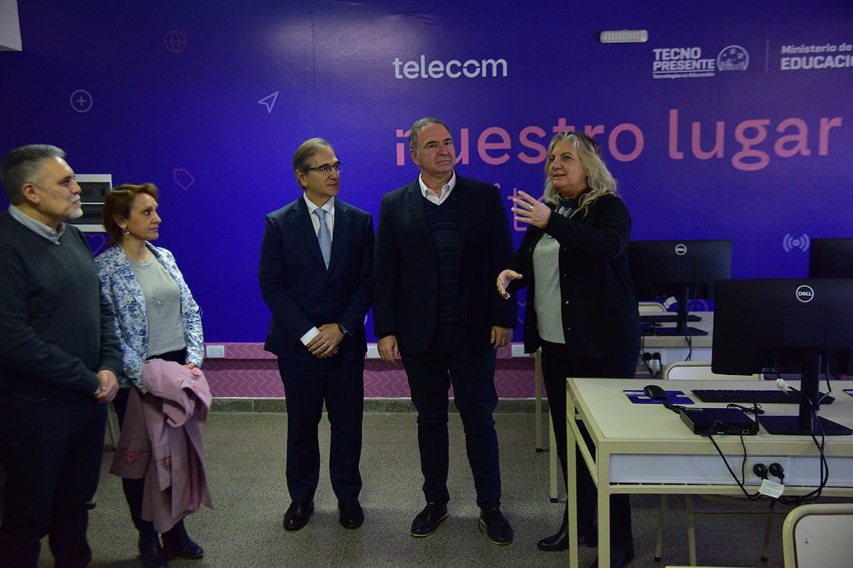"Nuestro Lugar Digital" espacio tecnológico inaugurado por Telecom. (Pedro Castillo/La Voz)