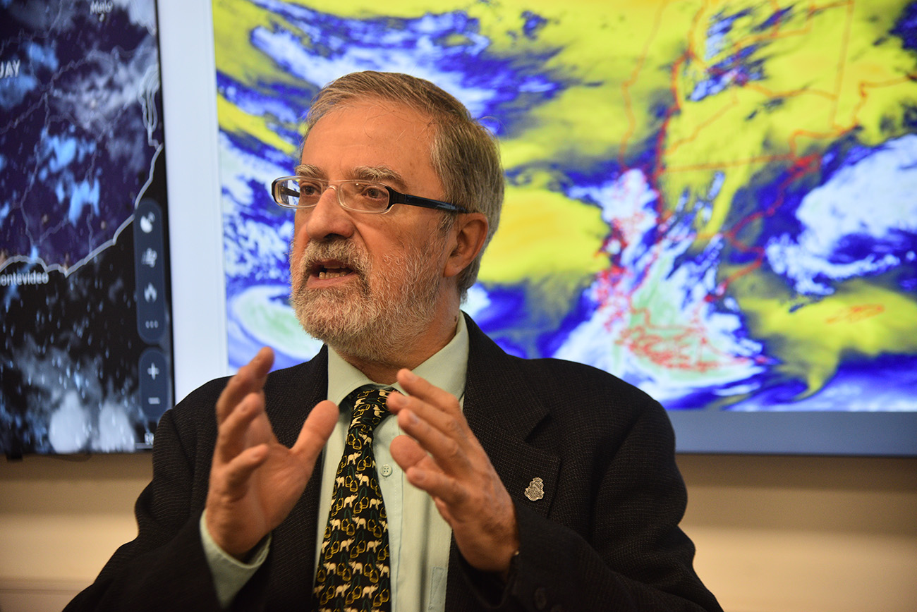 Andrés Rodríguez, uno de los coordinadores de la Licenciatura en Hidrometeorología de la UNC. Foto: (Pedro Castillo / La Voz)