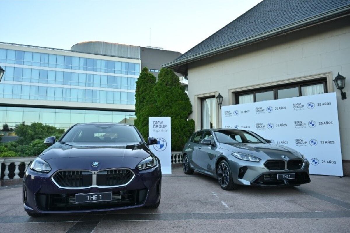 Los BMW Serie 1 renovado en el 25° aniversario del BMW Group Argentina.
