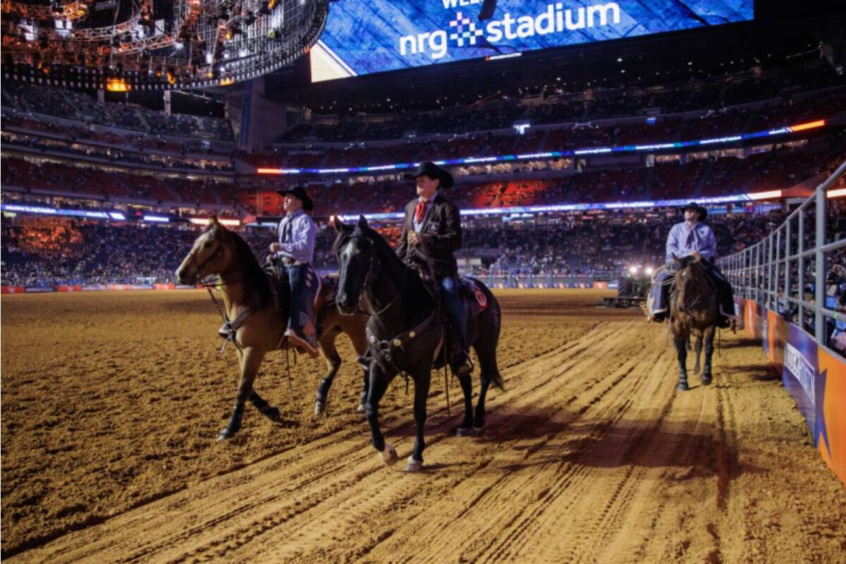 NRG Stadium, sede de la exposición de ganado más grande del mundo.