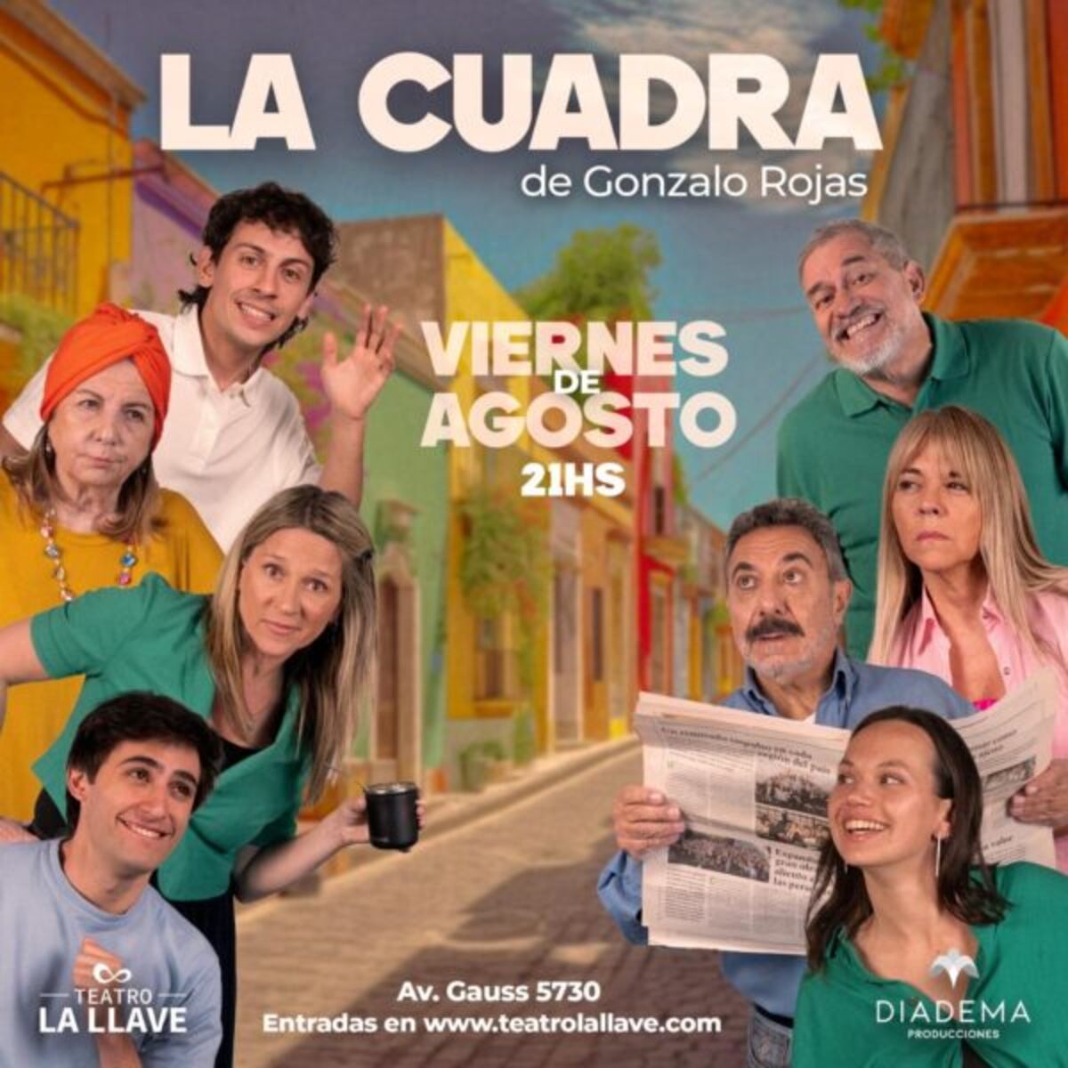 El estreno de “La Cuadra” fue un éxito en el teatro independiente cordobés. (La Llave)